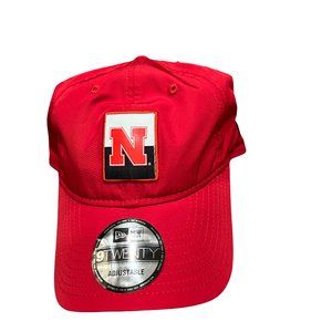 NWT Nebraska Cornhuskers New Era 9Twenty Patch Logo Adjustable Hat